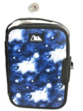 Artic Zone Blue/Wht Galaxy Insulated Hot/Cold Lunch Box